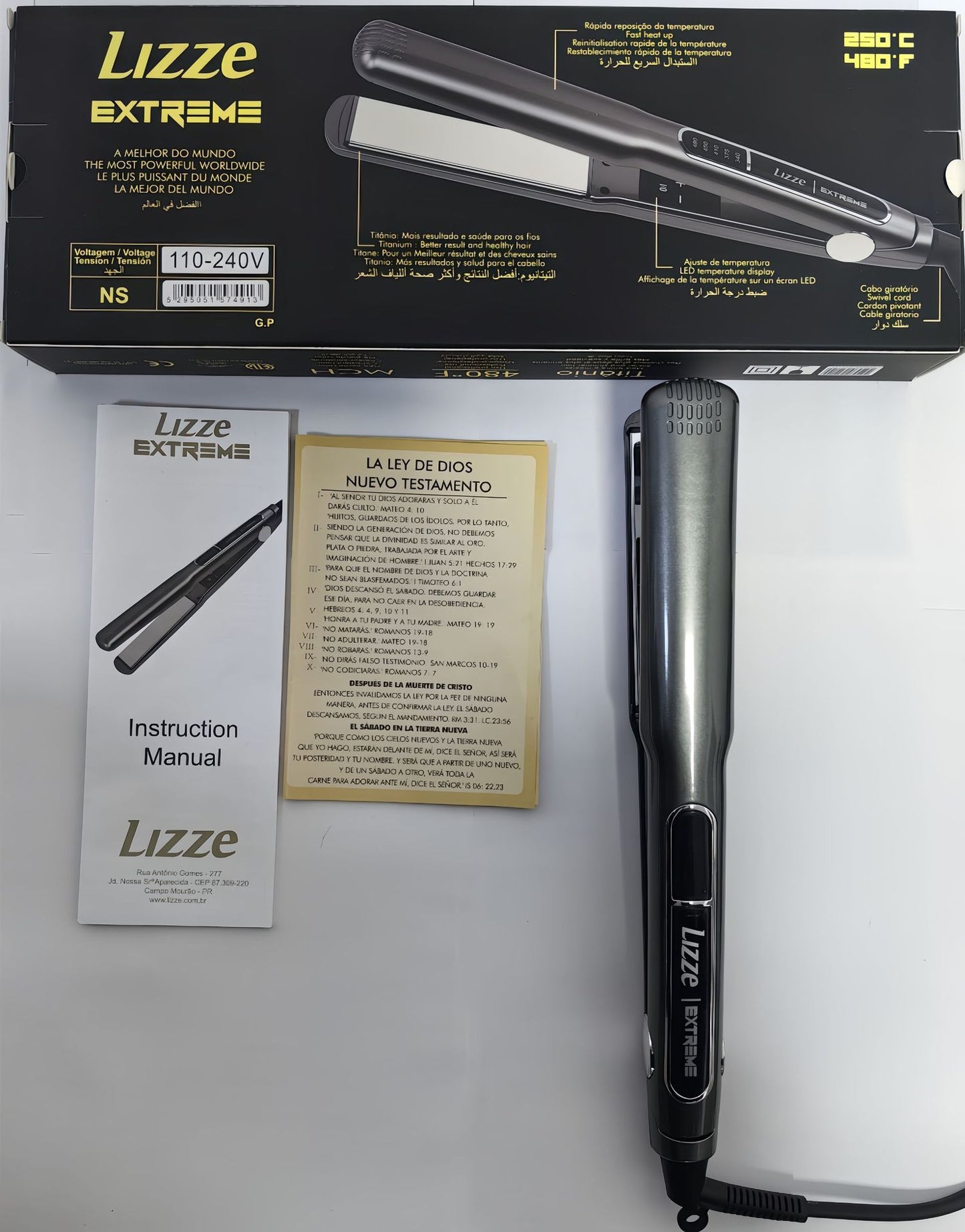 Electric Hair Straightener Fluffy