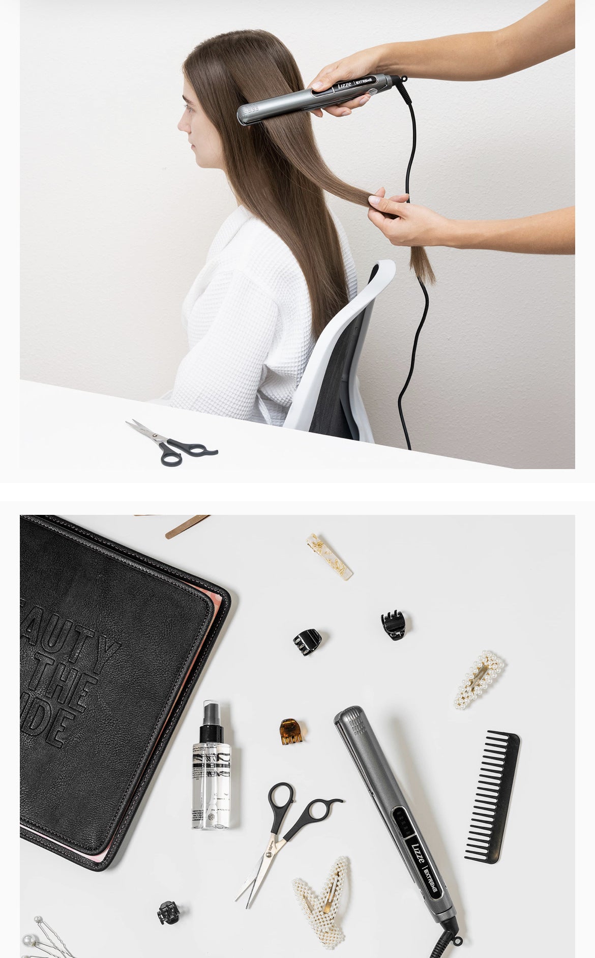 Electric Hair Straightener Fluffy