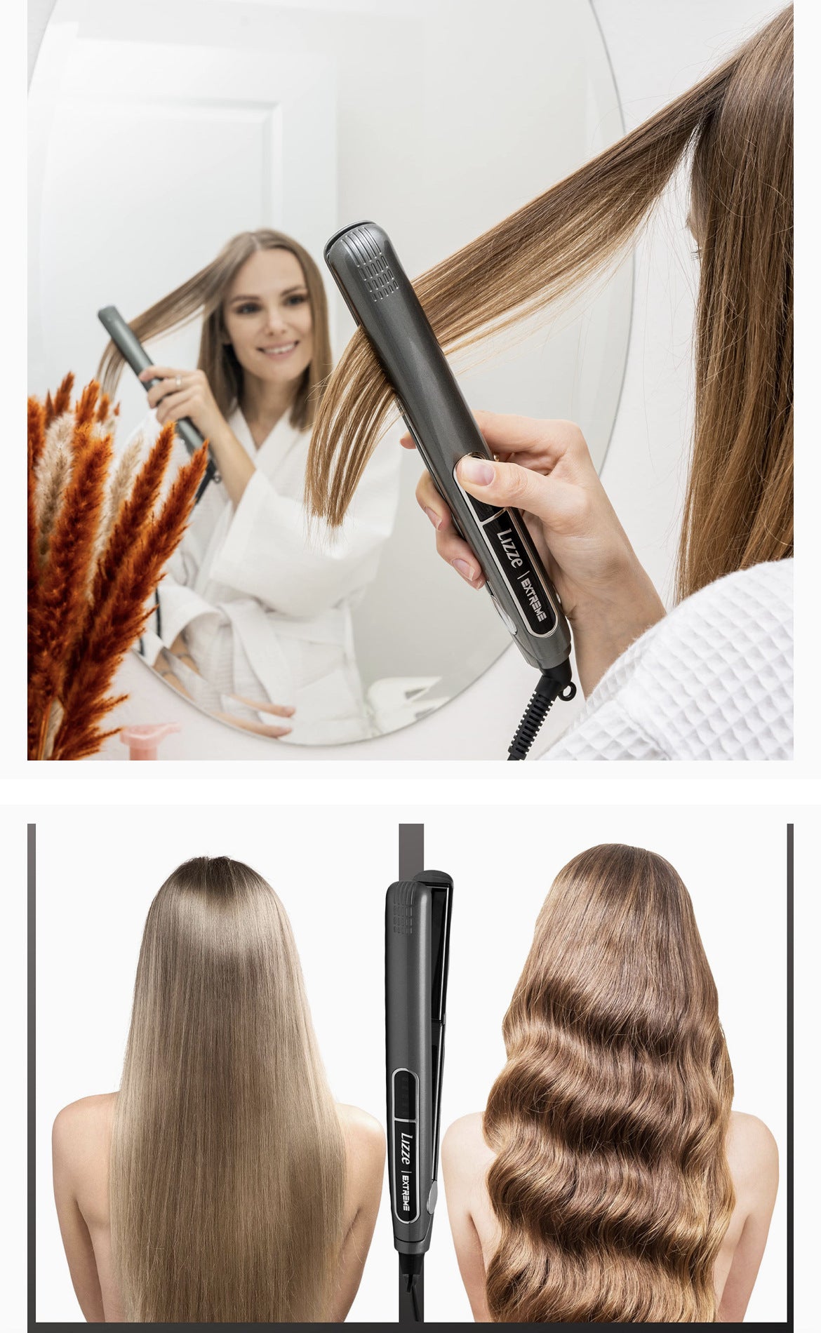 Electric Hair Straightener Fluffy